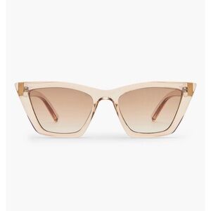 Velodrome 54mm Cat Eye Sunglasses - Vanilla